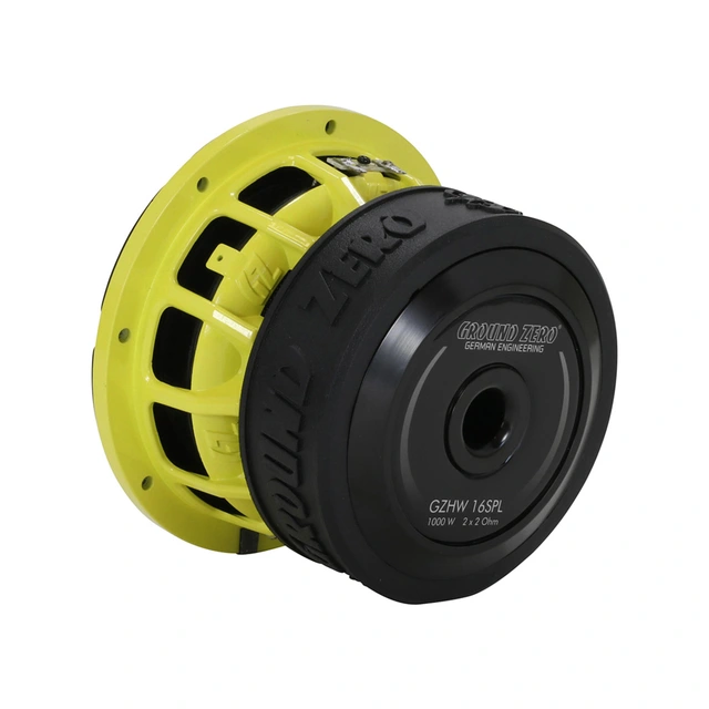 Ground Zero GZHW 16SPL 6,5" subwoofer 500W RMS, 1000W SPL , 2x2 Ohm, KLIPPEL 