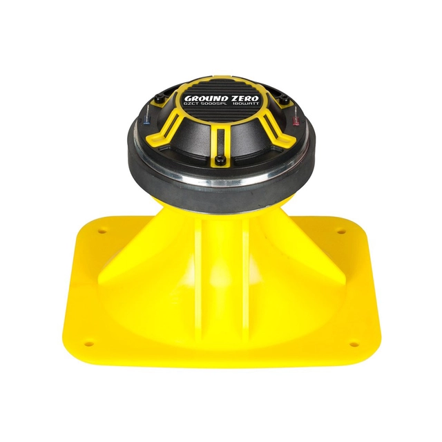 Ground Zero GZCT 5000SPL diskant - gul 70W RMS, horndiskant, pris per stk 