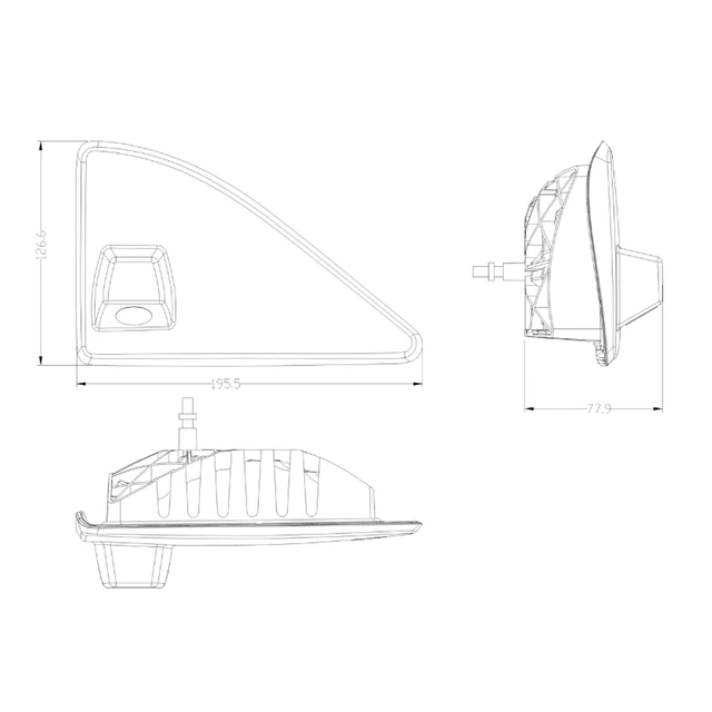 Ampire ryggekamera (CVBS) Movano/Master/NV400 (2010-2020) 