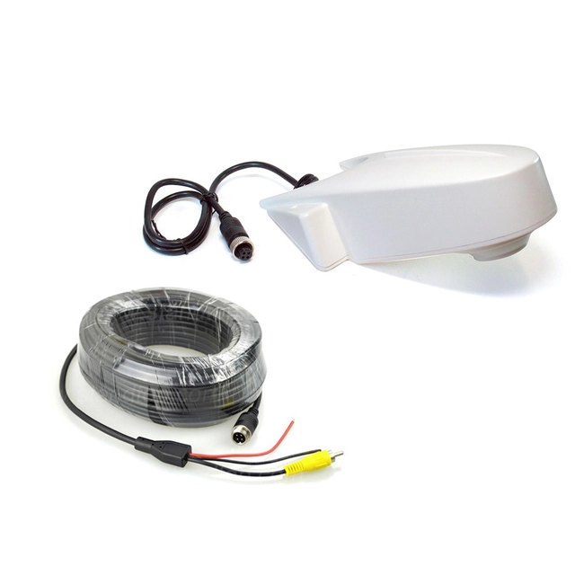 Ampire ryggekamera (CVBS) Universalt kamera for varebiler - hvit 