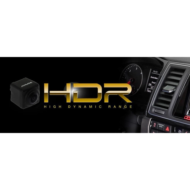 Alpine ryggekamera HDR Direktekontakt til Alpine 
