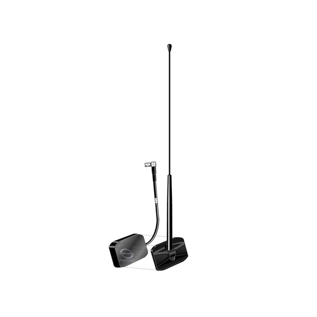 ATTB Aktiv vindusantenne med utv. pisk SMB kontakt 