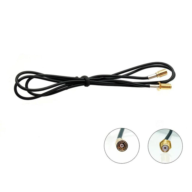 Connects2 Skjøtekabel antenne - 1 meter SMB (f) <-> SMA (f) 