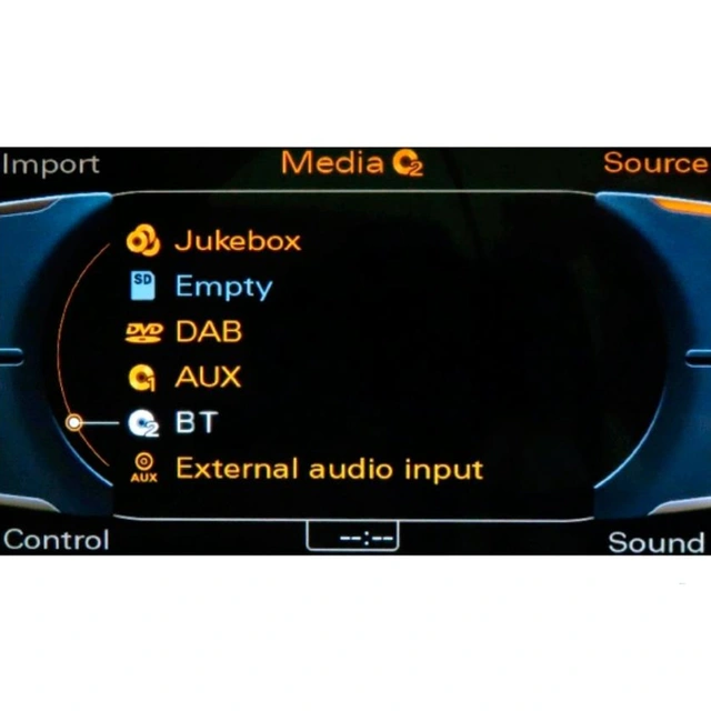 ConnectED Bluetooth Audio/AUX adapter Audi m/MMI3G (High/Low) 