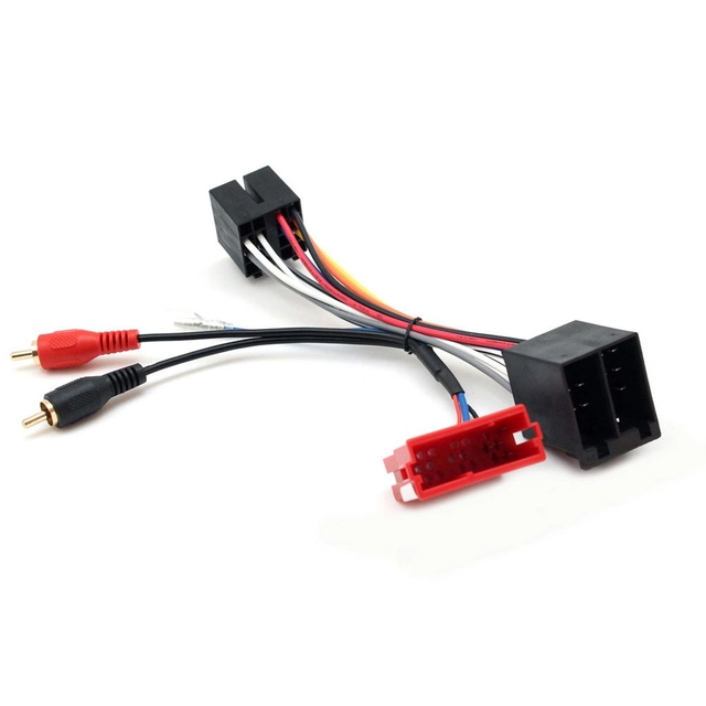 Connects2 Aktivadapter Audi m/mini-ISO og aktivt lydsystem bak 