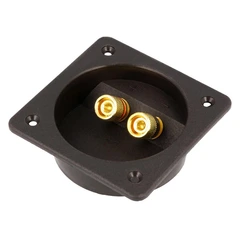 Høyttalerterminal - enkel Enkel rund