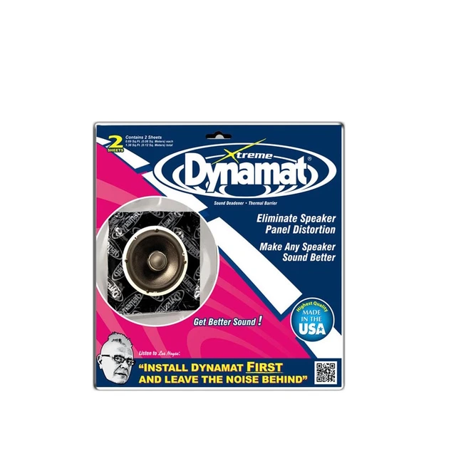 Dynamat Speakerkit Dempematter for høyttalermontering 