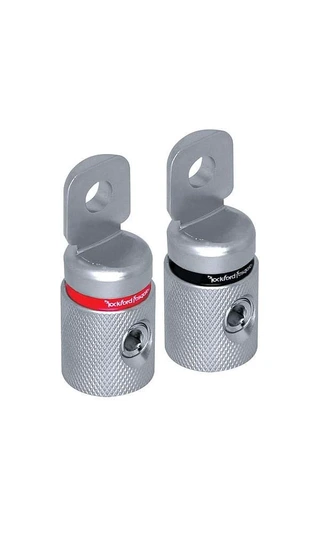 Rockford Fosgate Ringterminal Skrudd. For 21mm2 kabel. 1 par