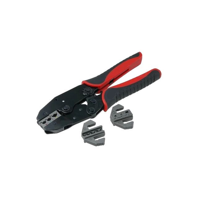 Komplett sett med kabelsko og verktøy Assortert kabelsko, inkl krympeverktøy 