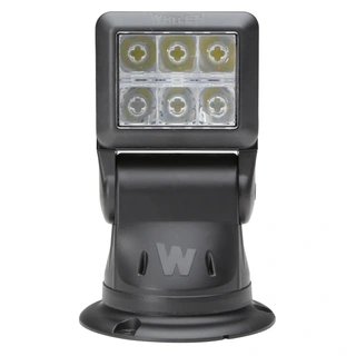 Whelen® Arges Remote Spotlight 12V Spot og Flood. 360° rotasjon. 180° Tilt.