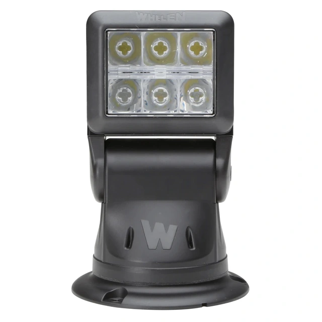 Whelen® Arges Remote Spotlight 12V Spot og Flood. 360° rotasjon. 180° Tilt. 