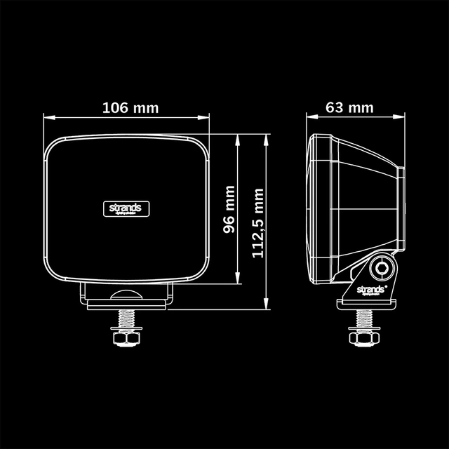 Strands IZE LED OG arbeidslys Arbeidslys, 3400 Lumen, 42W 