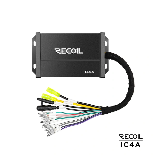 Recoil IC4A Bluetoothforsterker 4x65W RMS i 2 Ohm, Bluetooth 5.0 