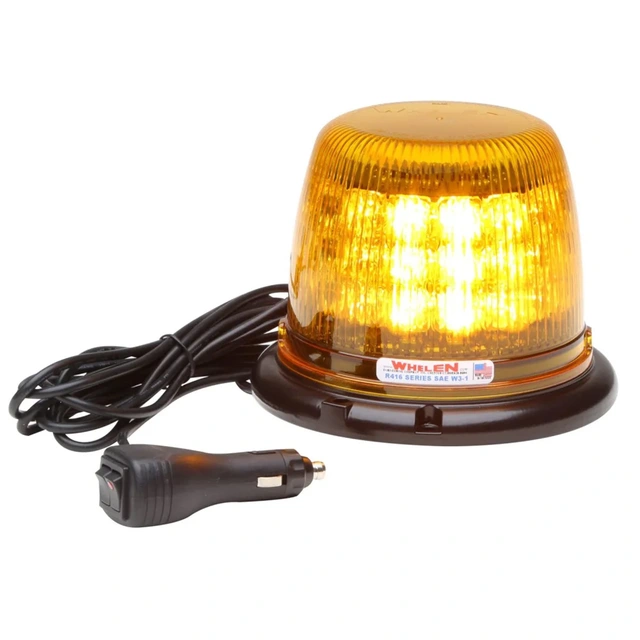 Whelen® Rota-Beam R-Series beacon Gul, R65, R10, 12-24V 