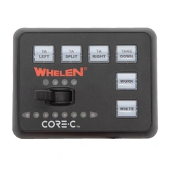 Whelen® Core-C kontrollpanel 10-30V, WeCanX® Styringsboks og Panel