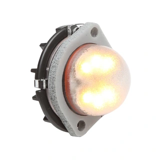 Whelen® Vertex Super-LED innfellingslys Gul, R10, 12V, Omnidireksjonal