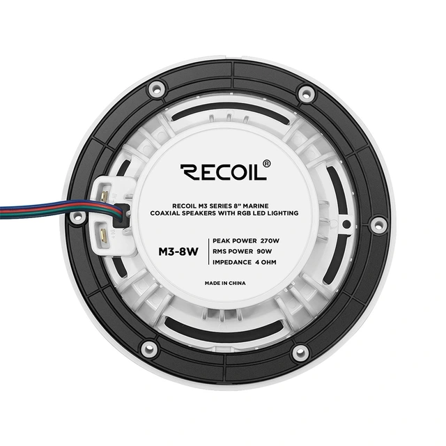 Recoil M3-8W høyttalerpar 8", 90W RMS, 270W Maks, M3-Serien 