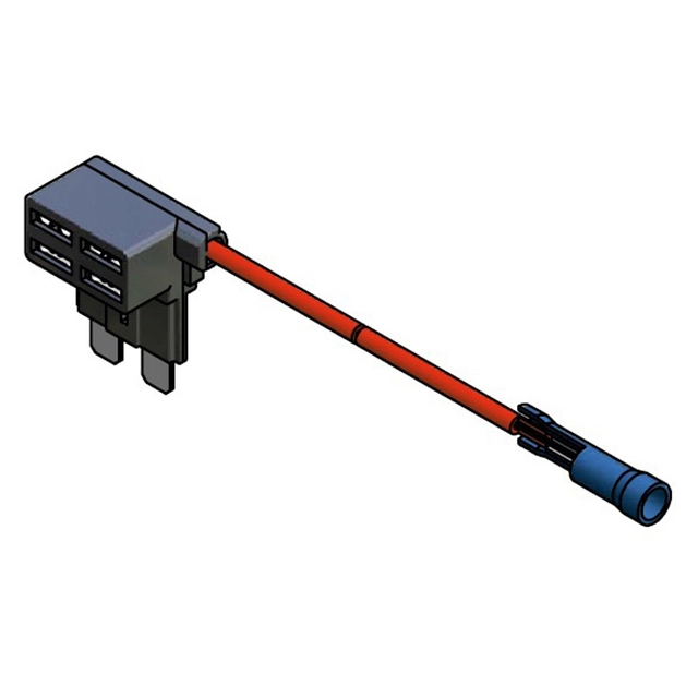 Ampire Tenningskabel med sikring ATO sikring, 5A 