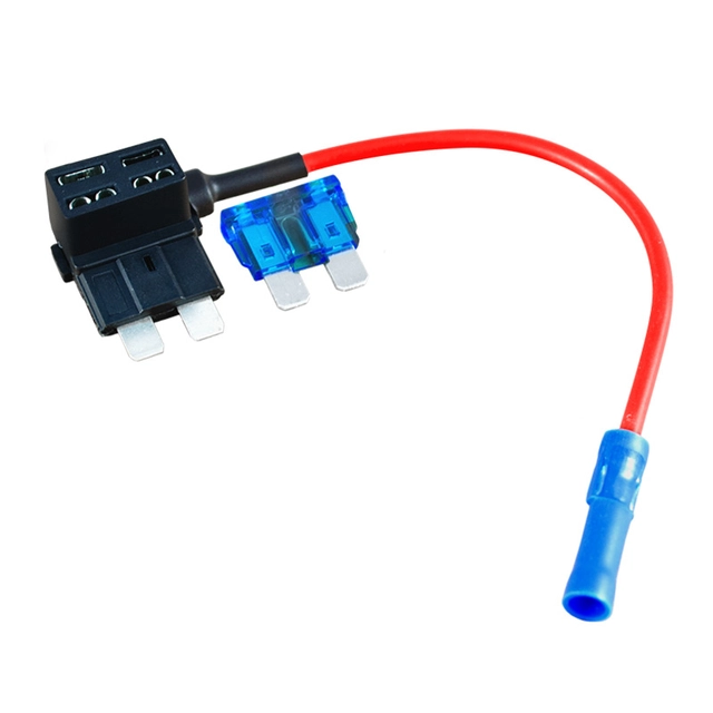 Ampire Tenningskabel med sikring ATO sikring, 5A 