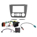 9" monteringssett - komplett BMW 1 (2007-2011) u/iDrive, m/manu AC