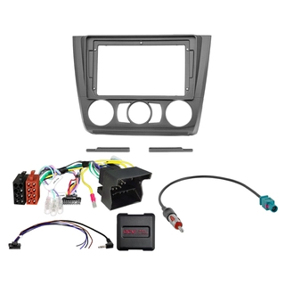 ACV 9" monteringssett - komplett BMW 1 (2007-2011) u/iDrive, m/manu AC