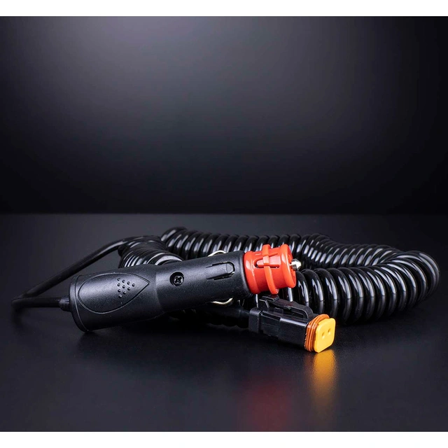 Strands kabel med DT-kontakt og sigplugg 5M kabel, 12-24V DC, På/Av-bryter 